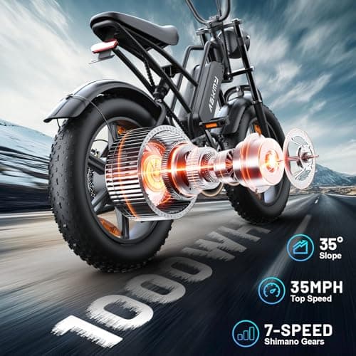 Fat Tire Electric Bike - Foldable E-Bike with Shock Absorption, Throttle Control, LCD Display, and Long Battery Life for Urban Commuting