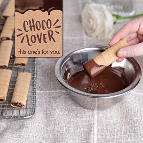 Barnetts Christmas Holiday Thanksgiving Chocolate Gift Baskets, 15 Crepes Cookie Chocolates Candy Box, Gourmet Chocolate Covered Cookies Holiday Gifts, Spring Candy Basket Gifts Ideas, for Dad, Husband, Son, Grandfather Food Delivery Ideas