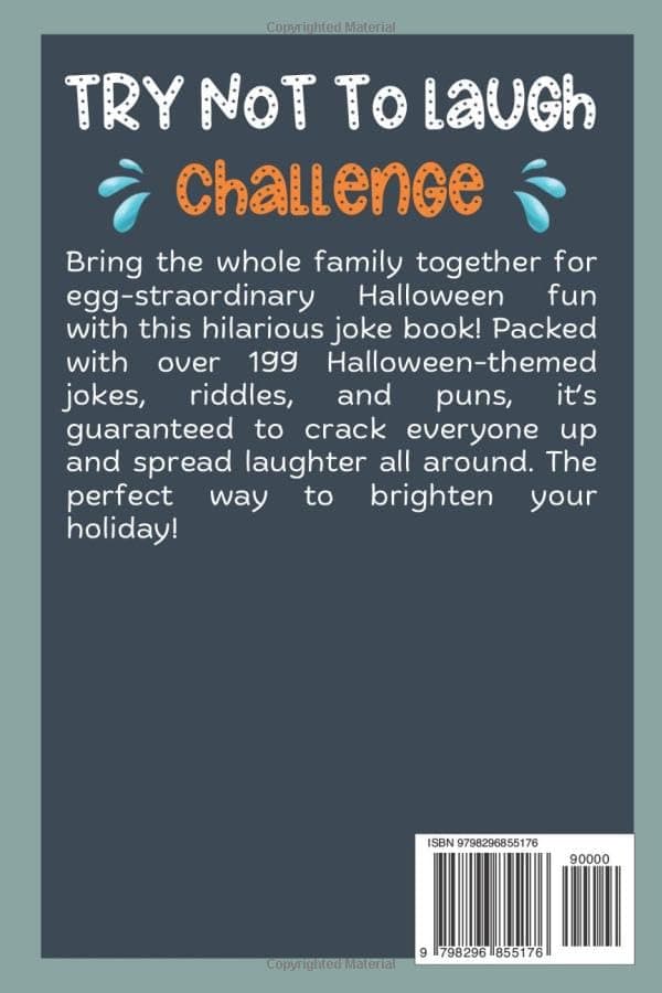 Kids Halloween Gifts: Halloween Joke Book For Kids: 200 Clean, Family-friendly Jokes Halloween Present For Boys, Girls 5-7, 6-8 (Halloween Gifts For Teens 8-12)