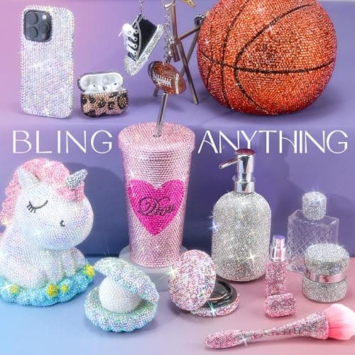 Muticolors 3mm Flatback Rhinestones with 4 Pcs B7000 Jewelry Glue & Tools for DIY Arts & Crafts Gifts 40000 Pcs Resin Jelly Rhinestones for Bedazzling, All-in-One Kit B0GGQVV82X