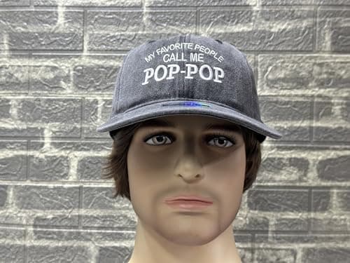 Premium Embroidery Design, Adjustable Metal Buckle Closure, Simple Lifestyle Wear Dad Hat for Father Embroidered Adjustable Baseball Cap for Men Women B0GWPLMQX1