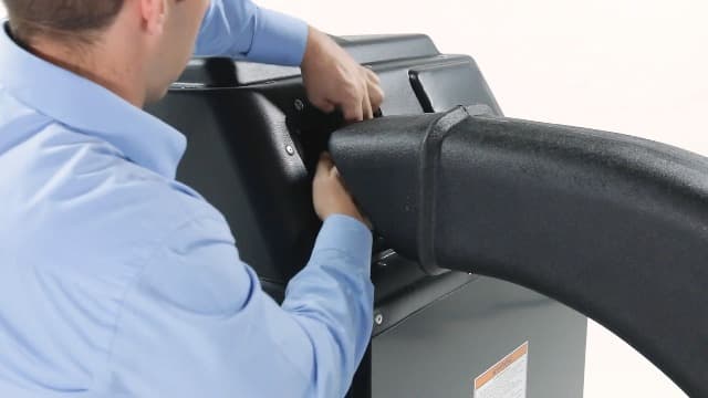 Agri-Fab 45-0631 Large Capacity 32 CU FT Hard Top Mow- N-Vac, Tow Behind Lawn Vacuum, Leaf Vacuum, Gas Powered, Easy Foot Pedal Dumping