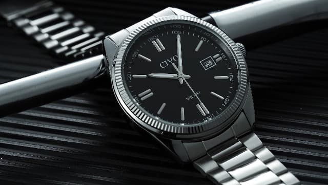 CIVO Analog Mens Watches Silver: Wrist Watches with Date Easy to Read - Dress Stainless Steel Watch for Men Gifts for Husband Father at Birthday Anniversary