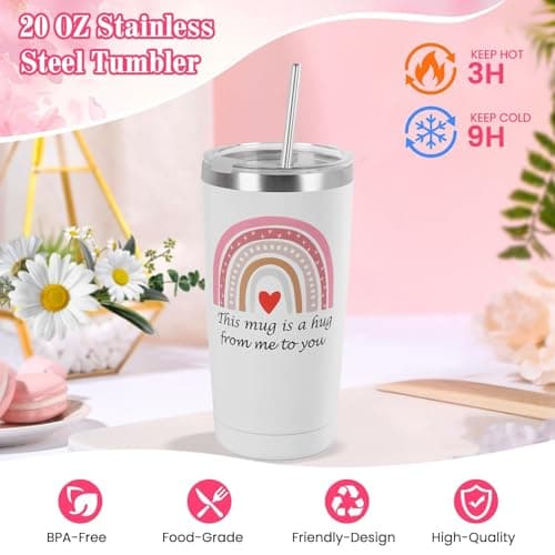 Get Well Soon Care Package for Women, 12 Pcs Deluxe Self-Care Gift Box with Pink Cozy Blanket, Tumbler, Candle & Spa Feel Better Basket – After Surgery, Thinking of You, Encouragement Recovery Gifts