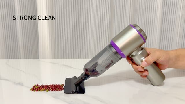 Vacuum/Air Duster 80,000RPM Super Power Mini Car Vacuum Cleaner 4-in-1 air Blower Gun Air Duster & Air Blower & Pump Hand Electric air Duster Handheld dust Blower Blower Cordless (Purple)