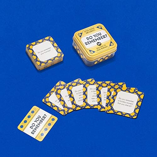 After Dinner Amusements: Do You Remember? 50 Questions to Share Memories (Conversation Game for Family and Friends, Gift for Host or Hostess)