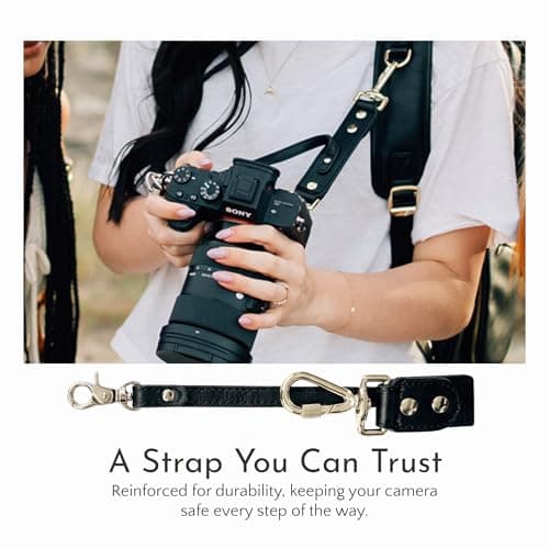 Ruby Camera Backpack – Sleek, Durable Vegan Leather Bag with Gear Dividers, Laptop Compartment, and Side Access for Cameras & Gear, Brown