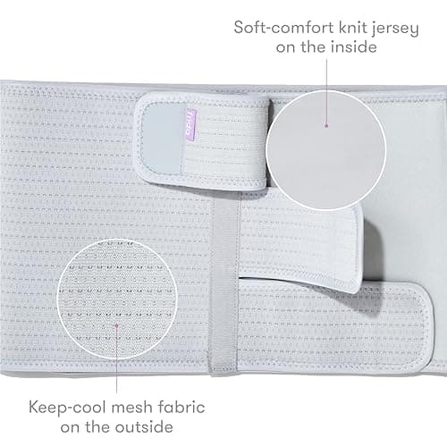 Adjustable Compression Wrap, After Birth Brace, Abdominal Support Band, 9 Inch High, Breathable Frida Mom Belly Binder for Natural & C-Section Postpartum Recovery, 9" High B09QRHY95G