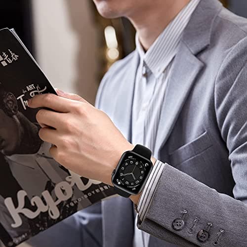 15 Pack Soft Silicone Bands Compatible with Apple Watch Band 40mm 41mm 38mm 45mm 44mm 42mm 46mm 49mm for Women Men,Sport iWatch bands Replacement Strap Wristbands for iWatch SE Series 10 9 8 7 6 5 4 3