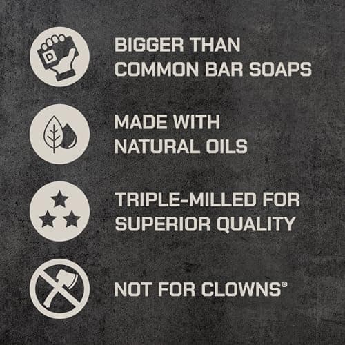 Duke Cannon Supply Co. Extra Large Bar Soap - Men's Natural Bar Soap With A Masculine Scent - Big American Bourbon Scented - All Skin Types - Hydrating Big Brick of Soap - Bourbon,10 oz B0DVMHBV8Q