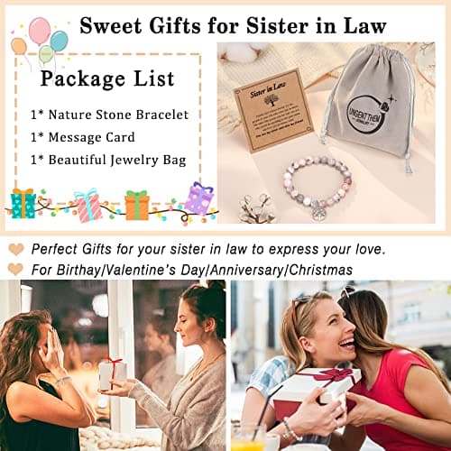 UNGENT THEM Tree of Life Bracelet for Women, Gifts for Grandma, Nana, Mother in Law, Mom, Gigi, Mimi, Aunt, Sister in Law, Teacher, Birthday Christmas Wedding Mothers' Day Gifts