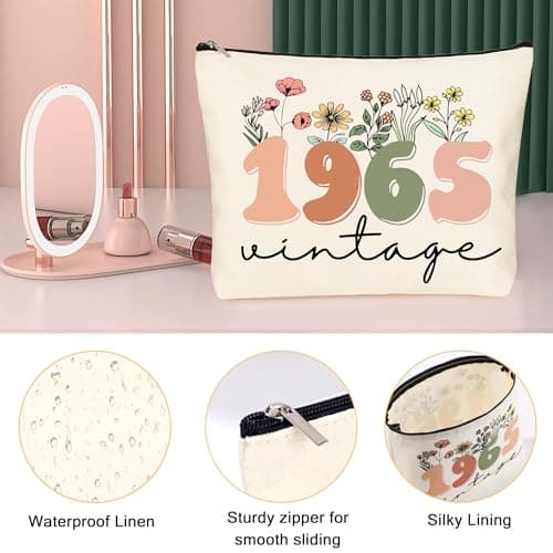 40th 50th 60th Birthday Gifts for Women Her Vintage 1965 1975 1985 Birthday Gifts Set for Grandma Mom Aunt Sister