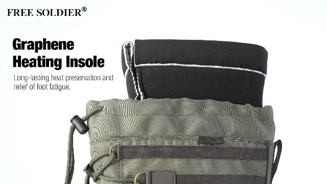 FREE SOLDIER Snow Boots for Men Waterproof Anti-slip 3M Lining Lightweight Tall Outdoor Warm Winter Work Boots