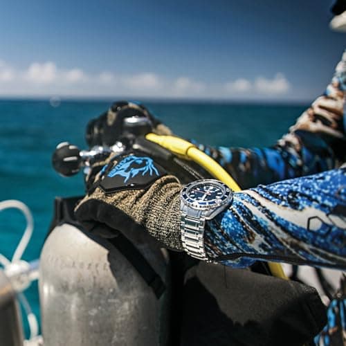 Citizen Citizen Men's Promaster Sea Eco-Drive Stainless Steel Watch, 3-Hand Date, One-Way Rotating Bezel, ISO Compliant, Luminous Hands and Markers