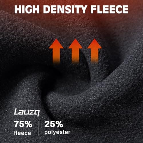 Lauzq Winter Fleece Ear Warmers Muffs Headband for Men Women Kids Ski Running Cycling