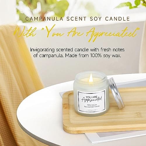 Thank You Gifts for Women, Teacher Appreciation Gifts, Employee Appreciation Gift for Coworkers Employees Teachers Nurse Secretary w Thanks Cards, Awesome Glass Cup