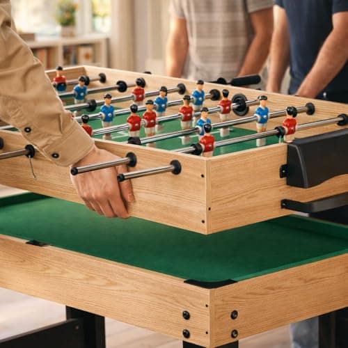 12-in-1 Game Table - 48" Combo Game Table, Ping Pong Table, Foosball Table, Air Hockey Table, Pool Table - Sports Arcade Games with Accessories - Ideal for Game Rooms and Family Game Nights!