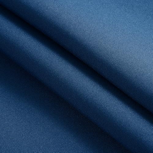 Thickened Waterproof Canvas Fabric by The Yard, 1200D 58" W Outdoor Upholstery Material Heavy Duty Fabric Water Resistant Sewing Material for Chair Patio Cushion Purse Bag, 1 Yard Ocean Blue