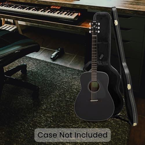 Yamaha FG800J Solid Spruce Top, Traditional Western Gloss Finish Body, 6-String Right-Handed Acoustic Guitar with Rosewood Fingerboard and Bridge (Black), Dreadnought