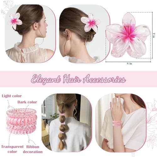 Birthday Gifts for Women, Teen Girls, Her, Unique Happy Birthday Gift Baskets for Best Friend Sister Daughter, Women Christmas Gifts Box for Girl Wife Girlfriends,14pcs Rose Gift Set(Pink)