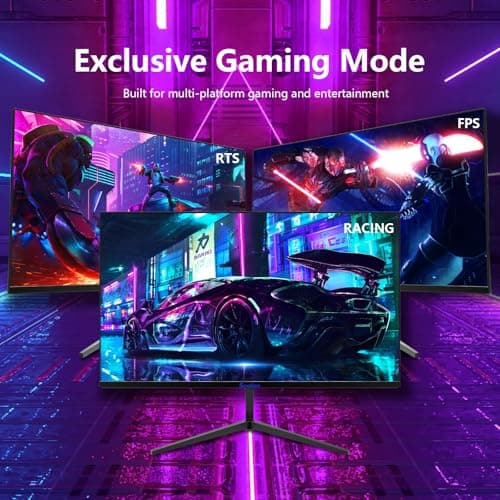 Sealan 24 Inch 180Hz Gaming Monitor, Full HD 1920 x 1080 Computer Display, VA Panel with HDR10, FreeSync, 99% sRGB, HDMI and DisplayPort, VESA Wall Mountable Monitor for PC, Laptop