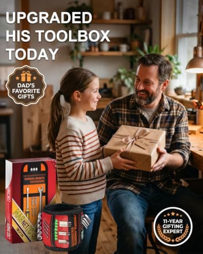 Stocking Stuffers for Men Women Gifts Magnetic Wristband: Men Gifts Tool Belt Magnet Wrist for Holding Screws Nails Christmas Gadget for Dad Adults Him Husband Who Have Everything (1)