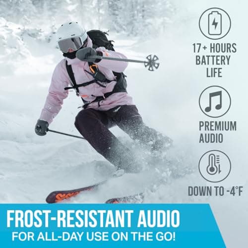 Wildhorn Alta Wireless Bluetooth, Drop-in Headphones - HD Speakers Compatible Any Audio Ready Ski/Snowboard Helmet Headphones. Glove Friendly Controls, Microphone for Hands-Free Calls