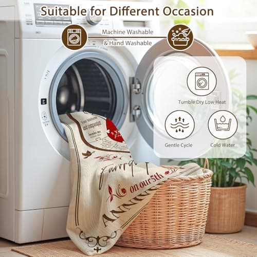 5 Year Anniversary Blanket Gift - 5 Year Anniversary Wedding Gifts for Him Her, 5th Anniversary Marriage Gifts for Husband Wife, Happy 5th Anniversary Blanket for Couple, 60"x50"