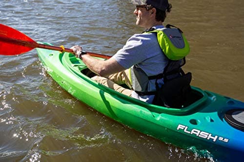 Perception Flash 9.5 | Sit Inside Kayak | Rod Holders and Rear Storage