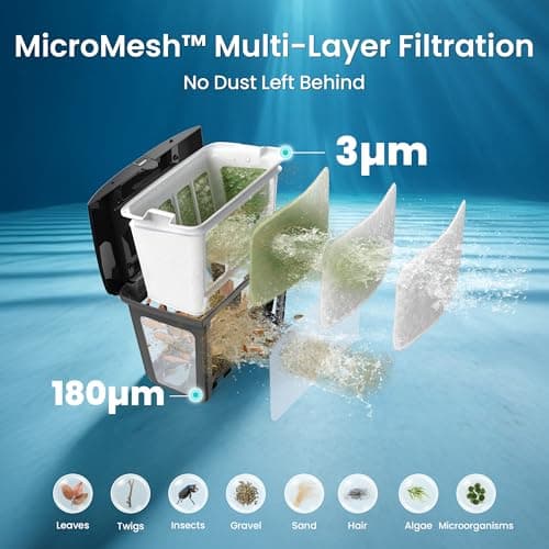 AIPER Scuba V3 AI Vision Cordless Robotic Pool Cleaner, Include Wireless Charging Dock, Smart Waterline Parking & Featherlight Design, Micromesh Multi-Layer Filtration, Blue