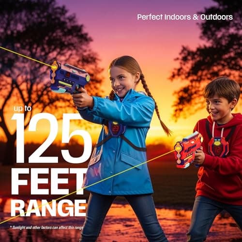 Toys for Boys Ages 8-12 Years - Teens Boys Toys Age 8-10 Years Gift - Lazer Tag Guns & Vests Laser Tag Set of 2 - Gifts for 8 9 10 11 12 13 Year Old Boy Gifts Birthday B0FQ7BKVF1