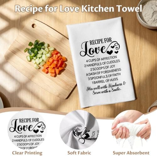 Wedding Gifts for Couples 2026, Bridal Shower Gifts for Bride to Be, Engagement Gift for Newlyweds, Bride Gift, Mr and Mrs Measuring Cups and Spoons Set with Dish Towel B0GTPW413P