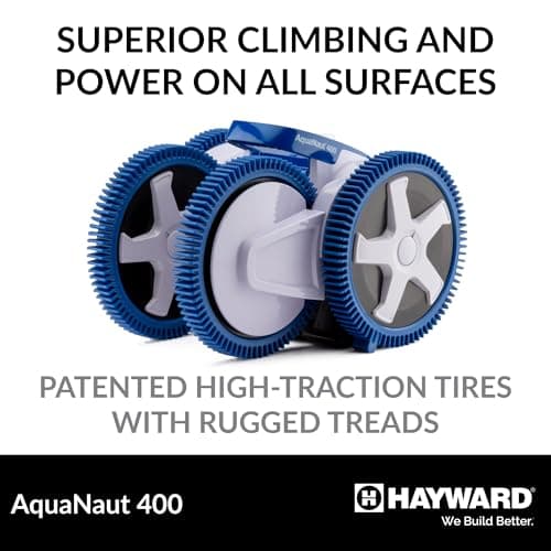 Hayward W3PHS41CST AquaNaut 400 Suction Pool Cleaner for In-Ground Pools up to 20 x 40 ft. (Automatic Pool Vacuum)