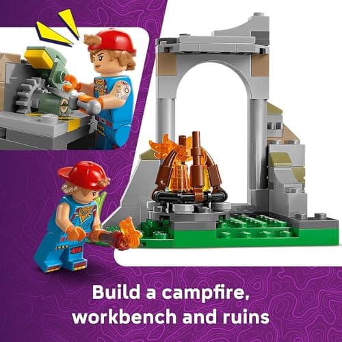 LEGO Fortnite Peely & Sparkplug’s Camp Kids Toy - Pretend Play and Video Game Building Set for Girls & Boys, Ages 7+ - Fortnite Toy Figures Peely, Sparkplug, & More - Gift Idea for Birthdays - 77075 B0DRW647G6