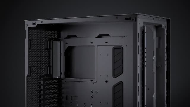 Antec Flux Pro, 6 x PWM Fans Included, High-Airflow Front Panel with Walnut Wood, iShift PSU 90° Mount, USB3.0 x 2, Type-C, 420mm Radiator Support, Temp. Display, Full-Tower E-ATX PC Case