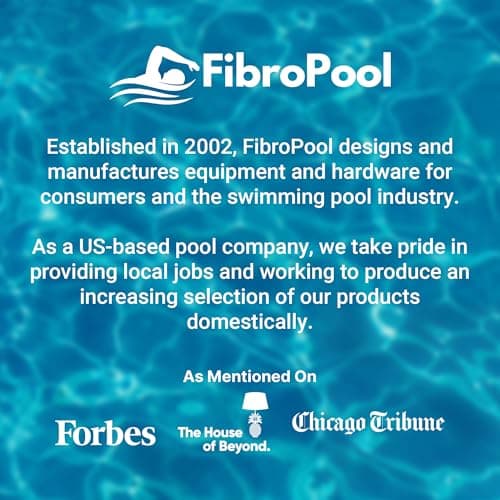 FibroPool Professional-Grade Flexible Pool Vacuum Head - Extra-Wide, Weighted Design for Effortless, Deep Cleaning on All Surfaces - Compatible with Standard Swimming Pool Poles & Hoses