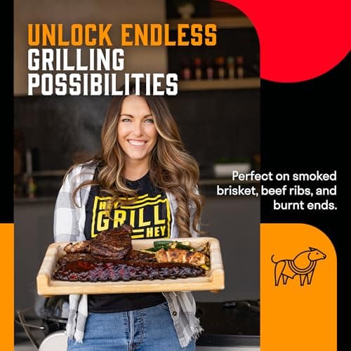 Hey Grill Hey | Texas BBQ Sauce | Brisket Sauce | BBQ Glaze | Beef Marinade | Grilling Essentials | Texas Style