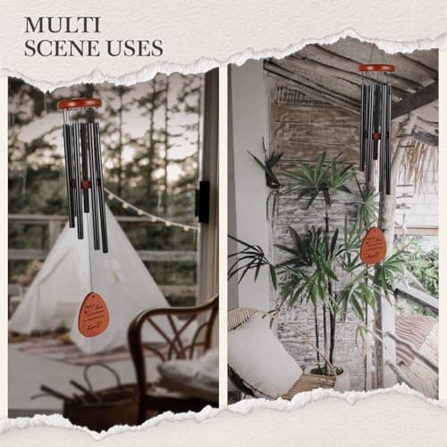SteadStyle Memorial Gifts for Loss of Loved One, Memorial Wind Chimes, in Memory of Loved One, Bereavement Gifts, Sympathy Gift for Loss, Home Decor Outdoor Garden Patio