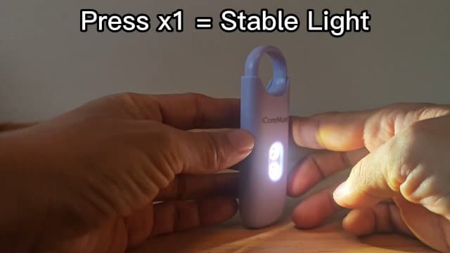 Personal Safety Alarm for Women – Panic Button 130dB Siren with Dual LED Strobe Flashlight, Rechargeable Self Defense Keychain for Night Walking, Campus, Travel Gifts for Women (Violet) B0FX35T8LD