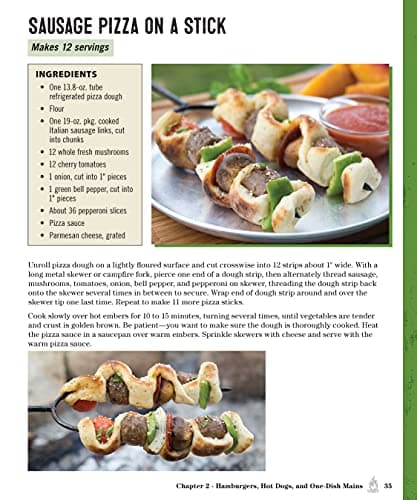 Weekend Camping Cookbook: Over 100 Delicious Recipes for Campfire and Grilling (Fox Chapel Publishing) Make-Ahead Meals for Outdoor Adventures - Cast Iron Nachos, Bacon S'Mores, Foil Packs, and More 1497102936