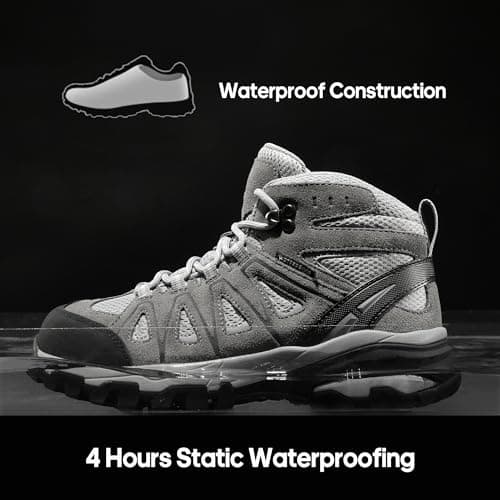 NORTIV 8 Women's Waterproof Hiking Boots Outdoor Trekking Camping Trail Hiking Boot Seeker