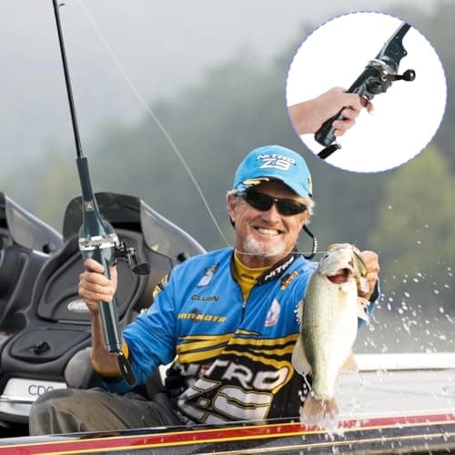 Fishing Rod, Fishing Pole Fishing Rod and Reel Combo Telescopic Fishing Rod Collapsible Rod Stainless Steel Pocket Fisherman Tackle Portable for Beginner Kids Adults Travel Saltwater Freshwater