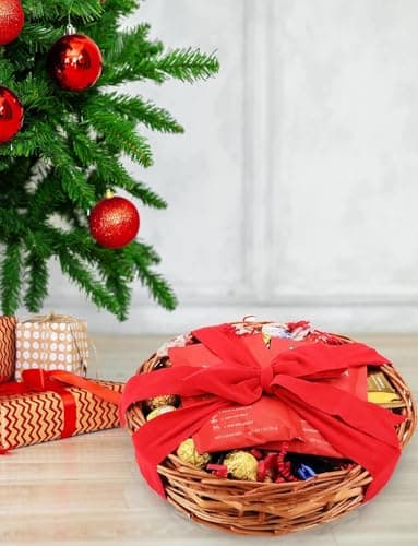 Christmas Chocolate Gift Tray, Truffles with Prime Peppermint Hot Cocoa, Christmas Gifts for Women Men Family Friends