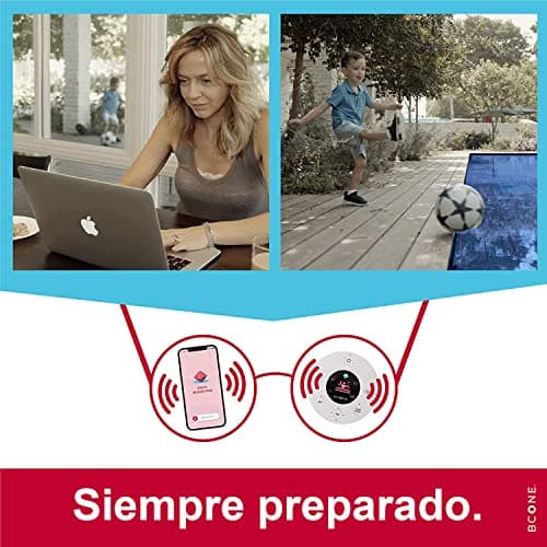 BCONE® Pool Alarm by Lifebuoy® | ASTM F2208 Certified | Floating Safety Device with App Alerts + Alexa Voice Control | 2.4GHz Wi-Fi | for Inground & Above-Ground Pools