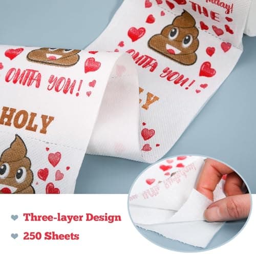 70th Birthday Gifts for Women, Men, Her, Him - Happy Prank Toilet Paper - 70th Birthday Decorations, Party Supplies Favors - 70 Years Old Funny Gag Gift Ideas, Novelty Bday Present for Friends, Family