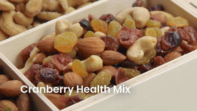 Happy Birthday Food Gift Basket, Healthy Nut Gift Tray, Birthday Snack Treat in Reusable Wooden Crate, Gourmet Assorted Food Delivery, Birthday Snack Box, For Men, Women and Families, Bonnie & Pop