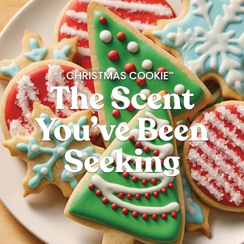 Yankee Candle Christmas Cookie, Scented Candle, 22oz Large Jar with up to 150 Hour Burn Time, Giftable, Holidays