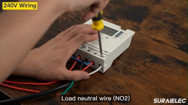 Suraielec Pool Timer, 7-Day 24-Hour Digital Pool Pump Timer, 40 AMP Heavy Duty, 120/240/277 VAC, Outdoor Metal Casing, Electric Switch Box for Swimming Pump, Hot Water Heater, Spa, Lights