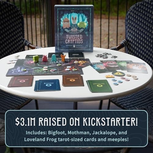 Unstable Games Twisted Cryptids Board Game - Strategy Card Game for Adults and Kids - Family Board Games for 2-4 Players, Ages 12 and Up - from the Creators of Unstable Unicorns and Here to Slay