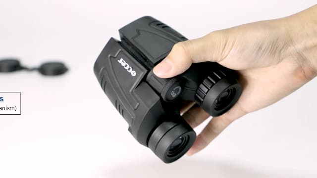 Occer 12x25 Compact Binoculars for Adults and Kids, Large Eyepiece Waterproof Binocular with Low Light Vision,High Powered Easy Focus Binoculars for Bird Watching,Outdoor Hunting,Travel,Sightseeing